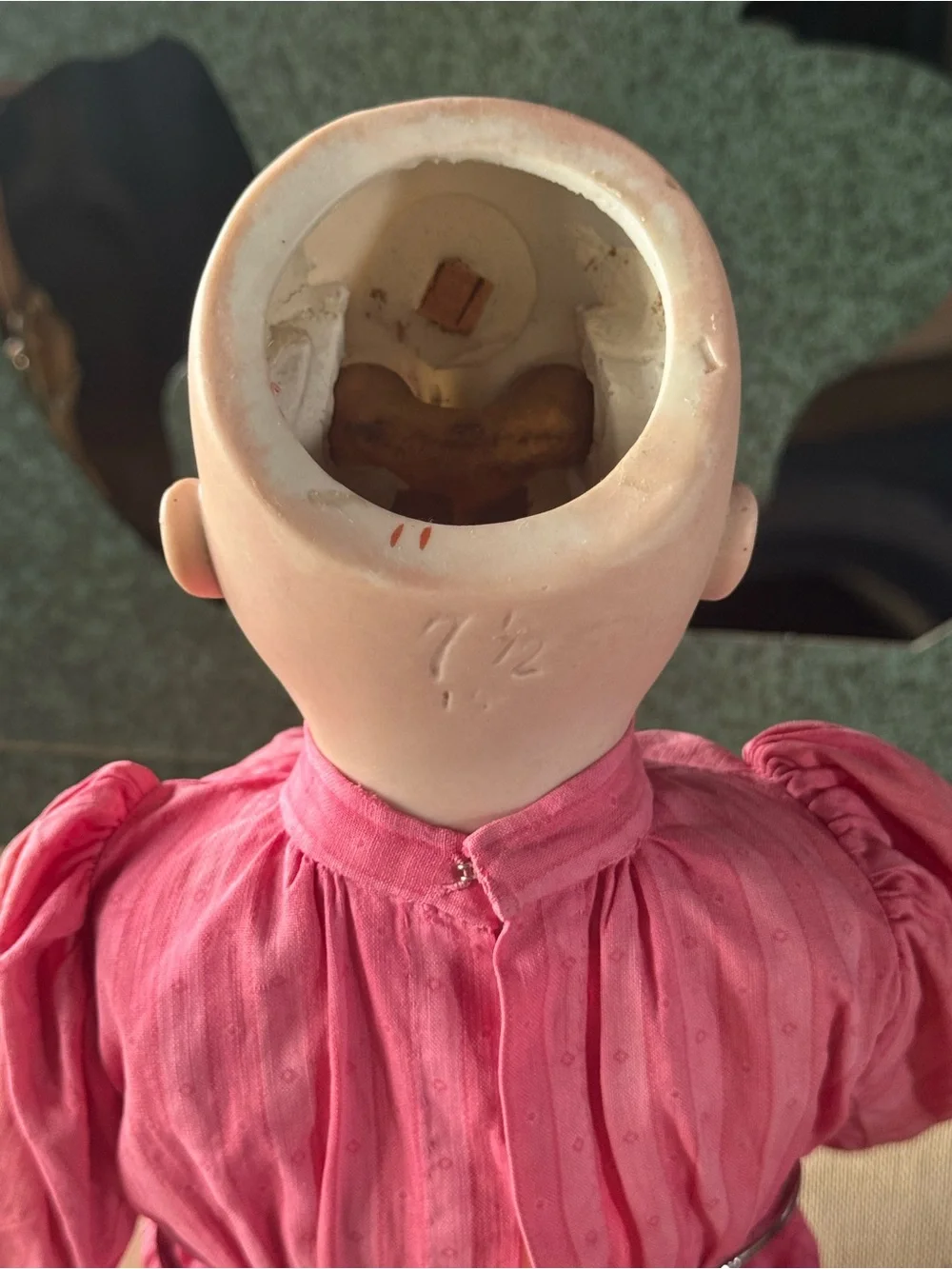 Antique Kestner Shoulder Head Doll Nice Old Clothes Perfect Bisque Unique Body!